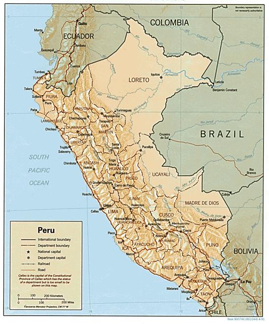 Peru Karte